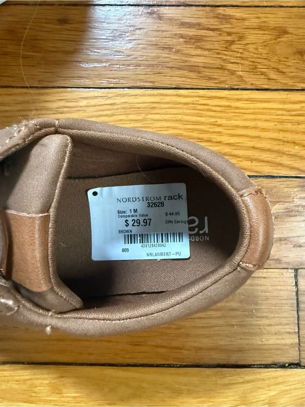 Kids Casual Lace-Up Shoes in Brown